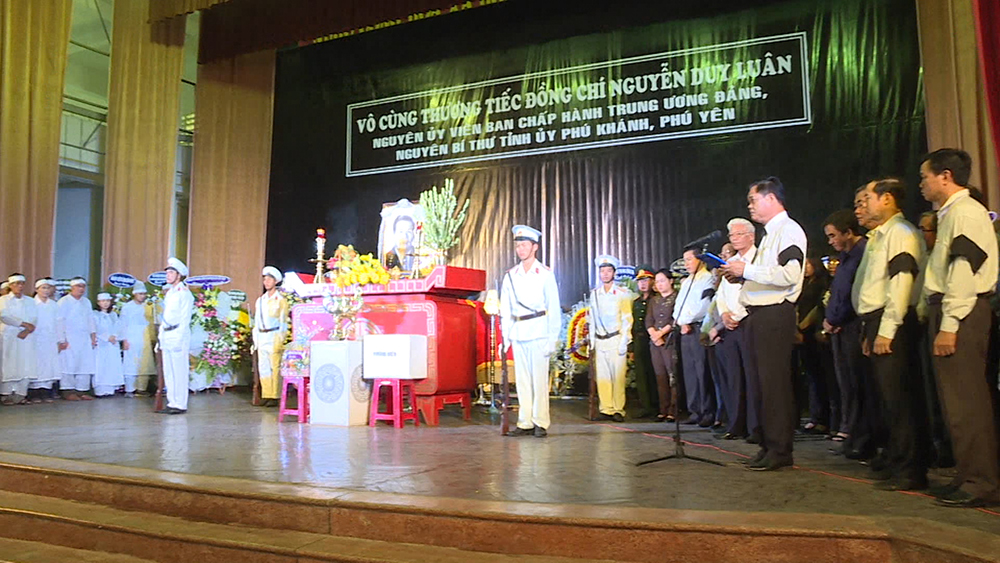 Lễ truy điệu đồng chí Nguyễn Duy Luân