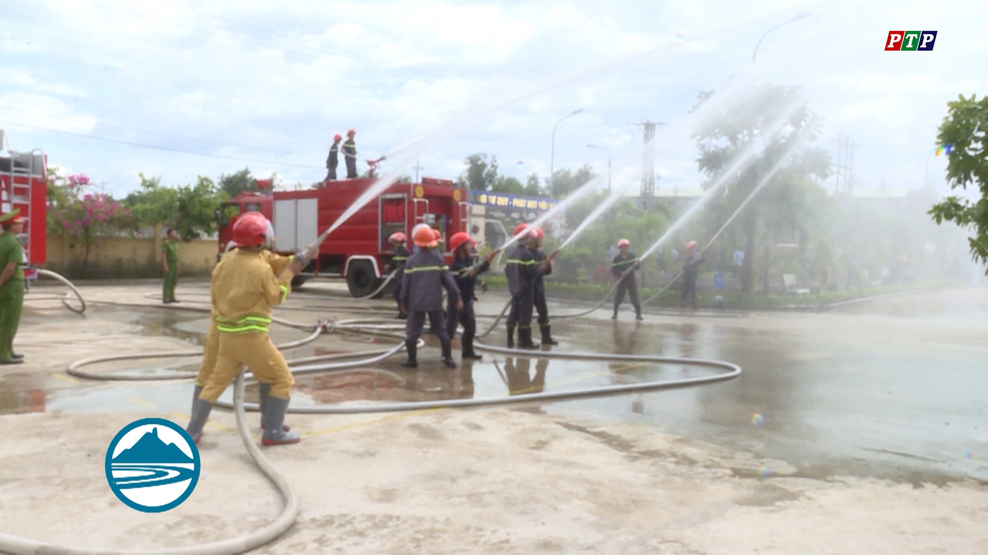 Diễn tập PCCC tại nhà máy Thuốc lá Khatoco Phú Yên
