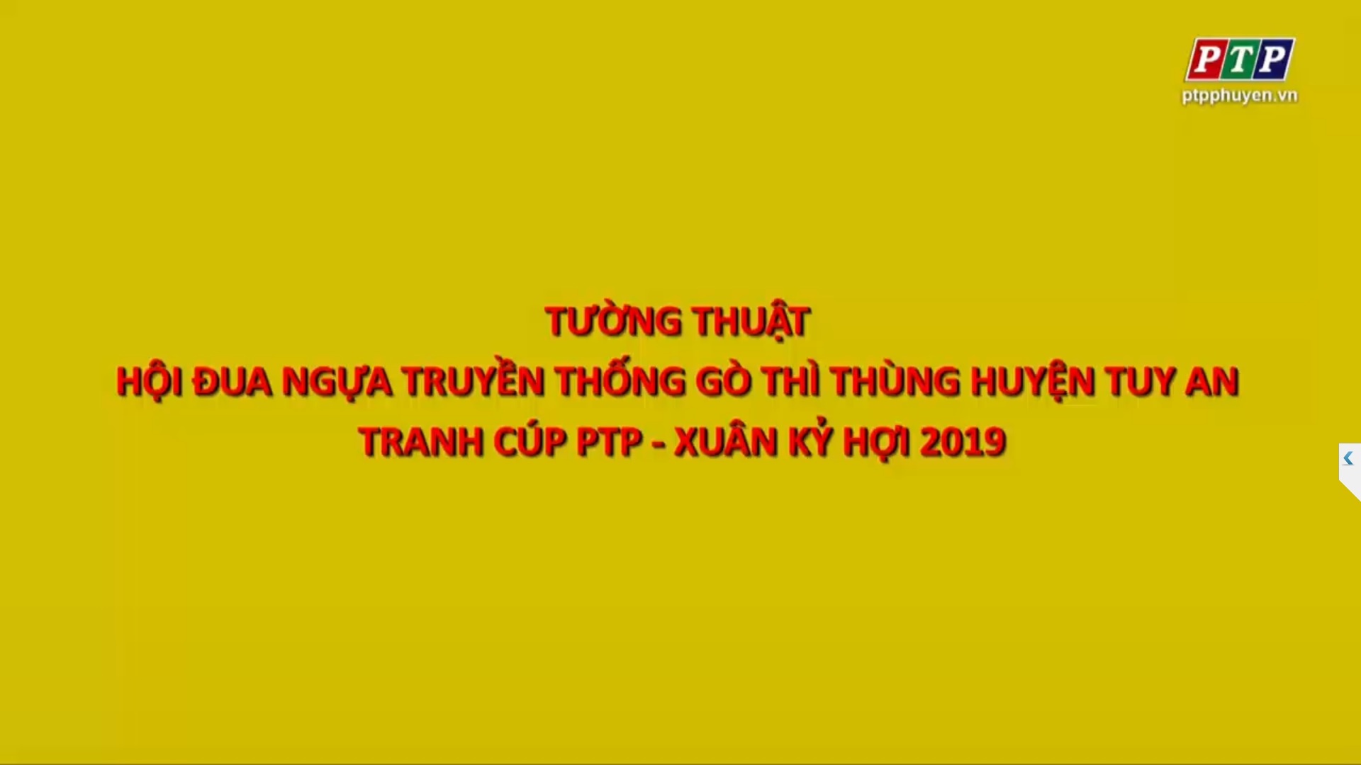 Tường Thuật Trực Tiếp Hội Đua Ngựa Truyền Thống Gò Thì Thùng Huyện Tuy An Tranh Cúp PTP Xuân Kỷ Hợi 2019