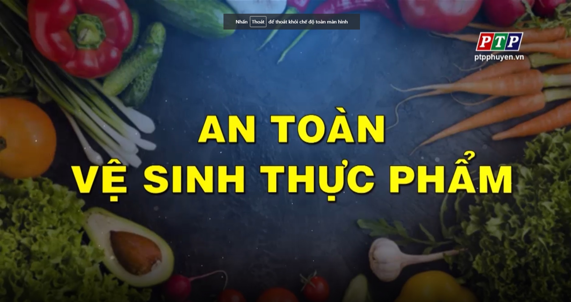 An Toàn Vệ Sinh Thực Phẩm