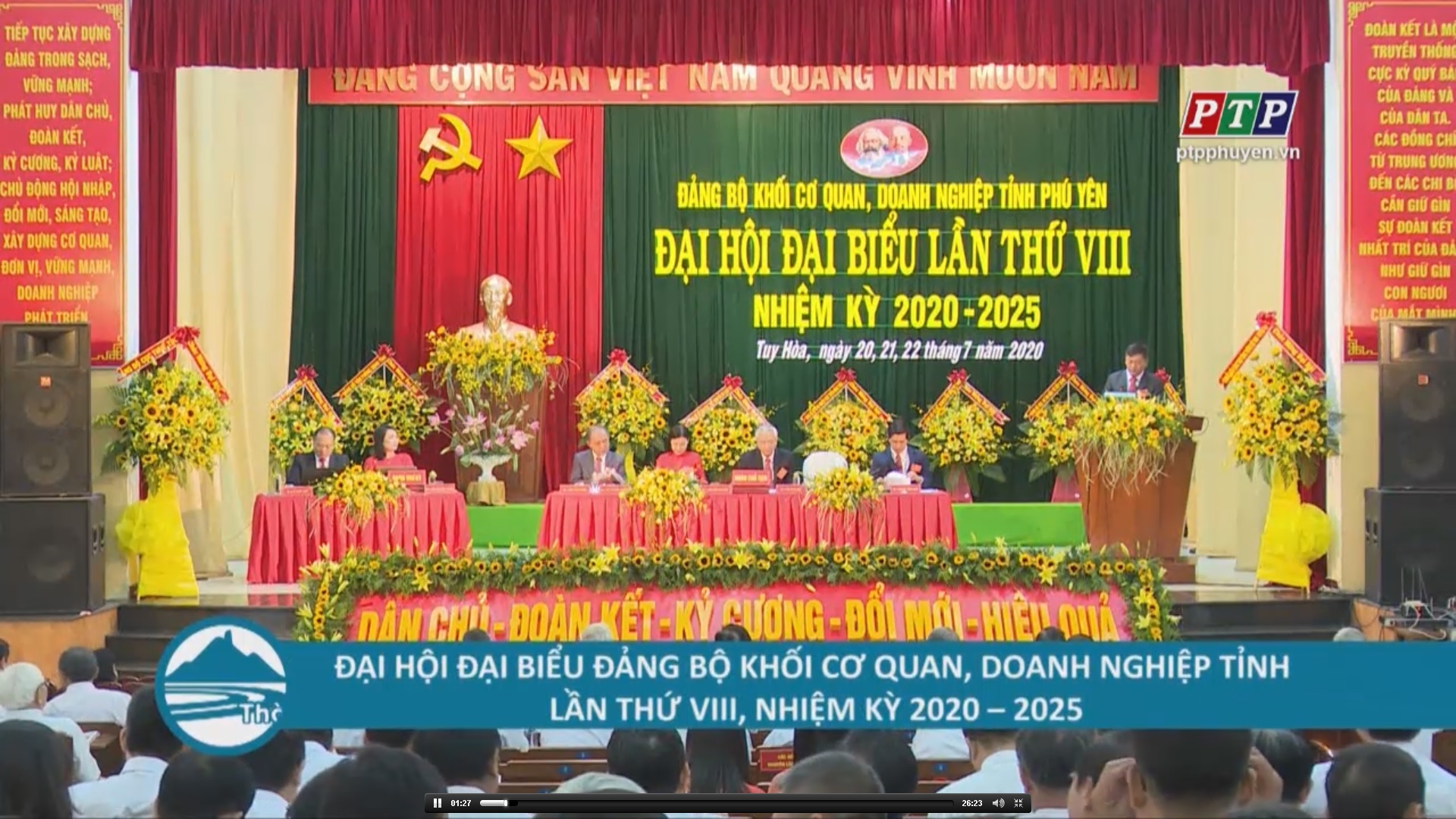 Đại hội đại biểu Đảng bộ Khối cơ quan, doanh nghiệp tỉnh lần thứ VIII, nhiệm kỳ 2020 – 2025