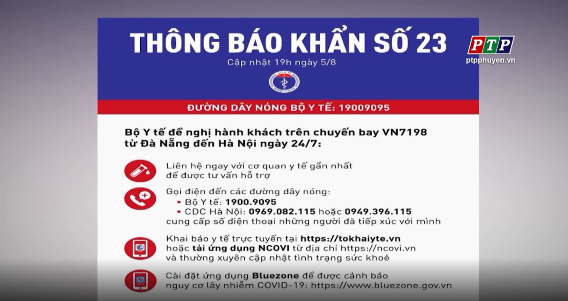 Thông Báo Khẩn Số 23