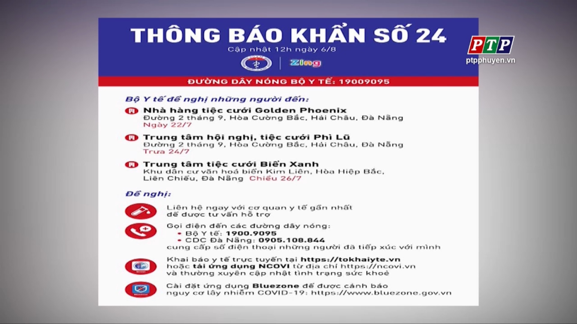 Thông Báo Khẩn Số 24