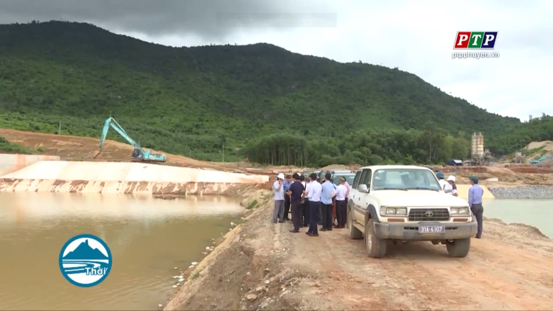 Lãnh đạo tỉnh kiểm tra thực địa các công trình trước mùa mưa bão