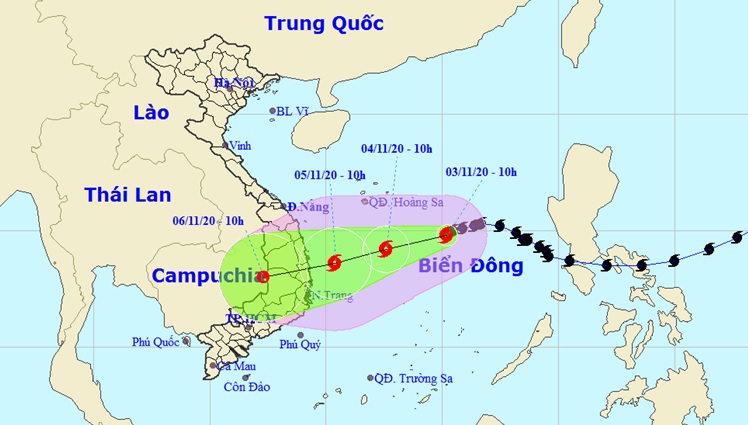 UBND tỉnh ra Công điện chỉ đạo ứng phó khẩn cấp cơn bão số 10