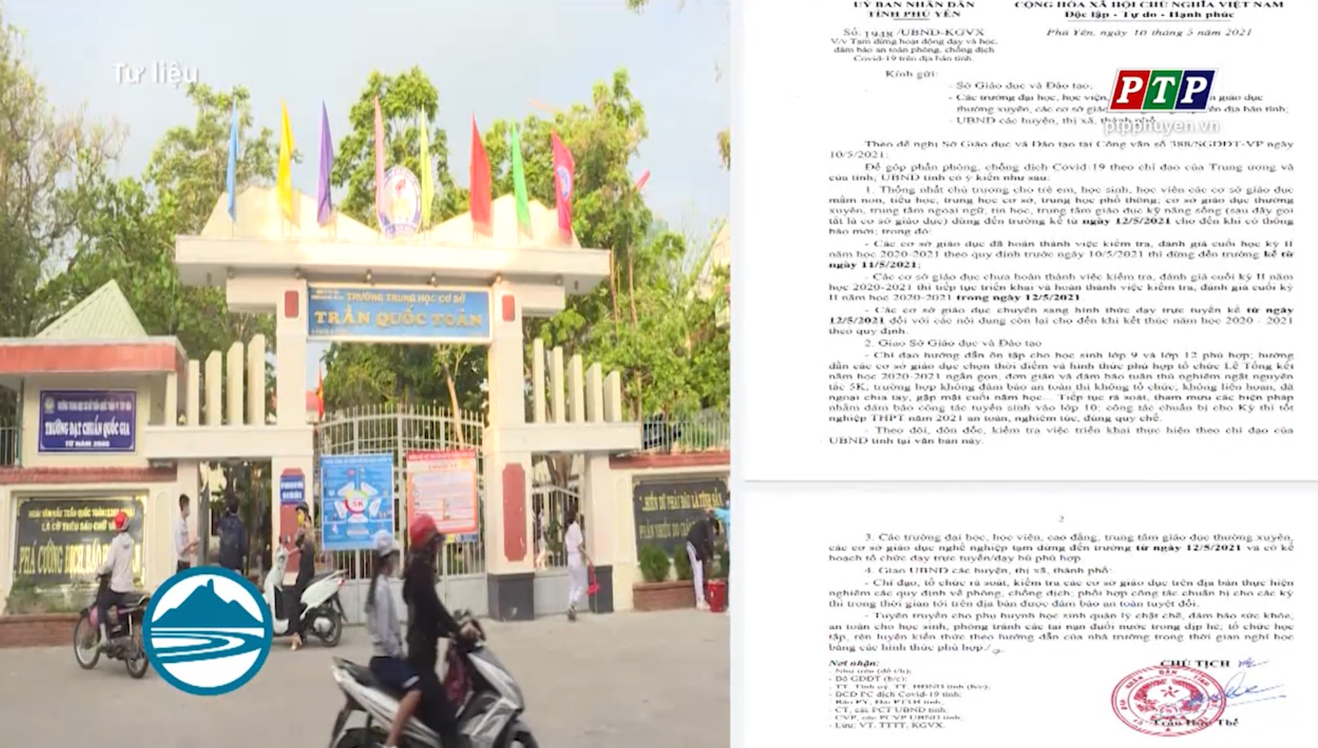 Học sinh ngừng đến trường từ ngày 12/5