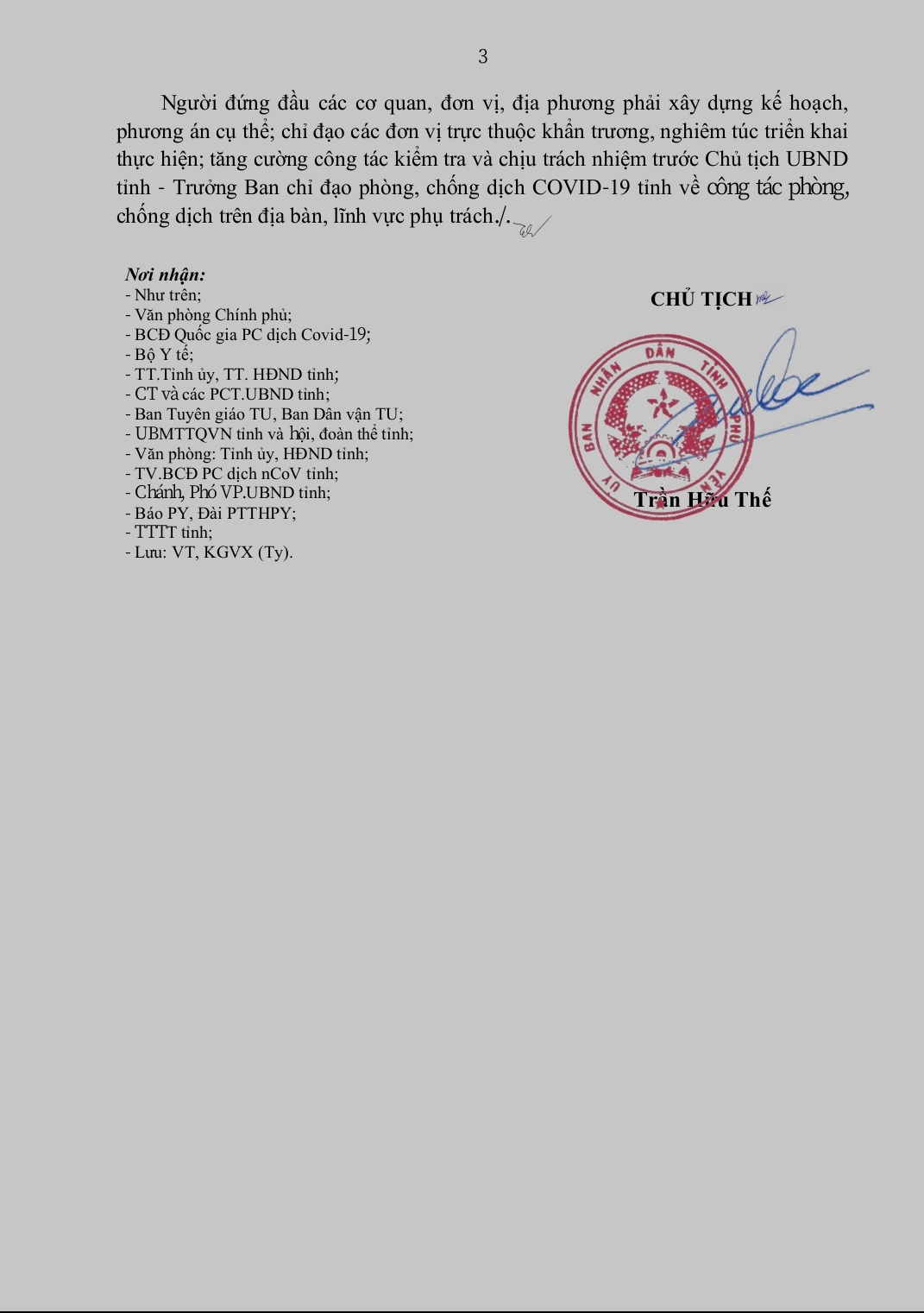 Cv 2771/UBND-KGVX V/v quyết liệt áp dụng các biện pháp khẩn cấp phòng chống dịch COVID-19