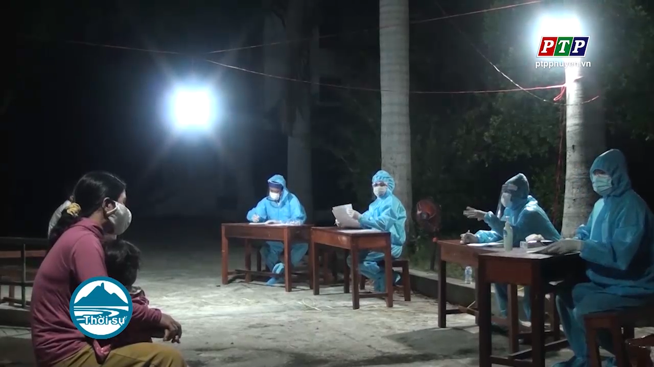 Sông Hinh: Trắng đêm thần tốc chống dịch.