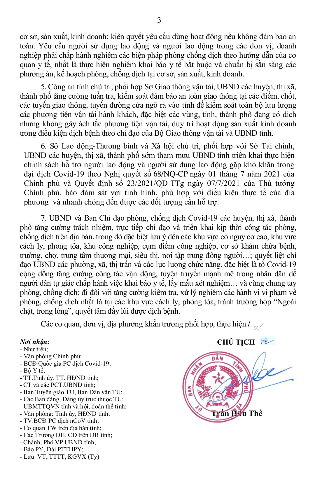 2992/UBND-KGVX V/v triển khai các biện pháp đảm bảo an toàn phòng, chống dịch Covid-19 để thực hiện mục tiêu kép
