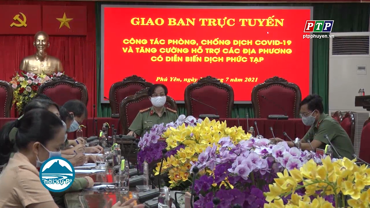 Giao ban trực tuyến về công tác phòng chống dịch Covid-19
