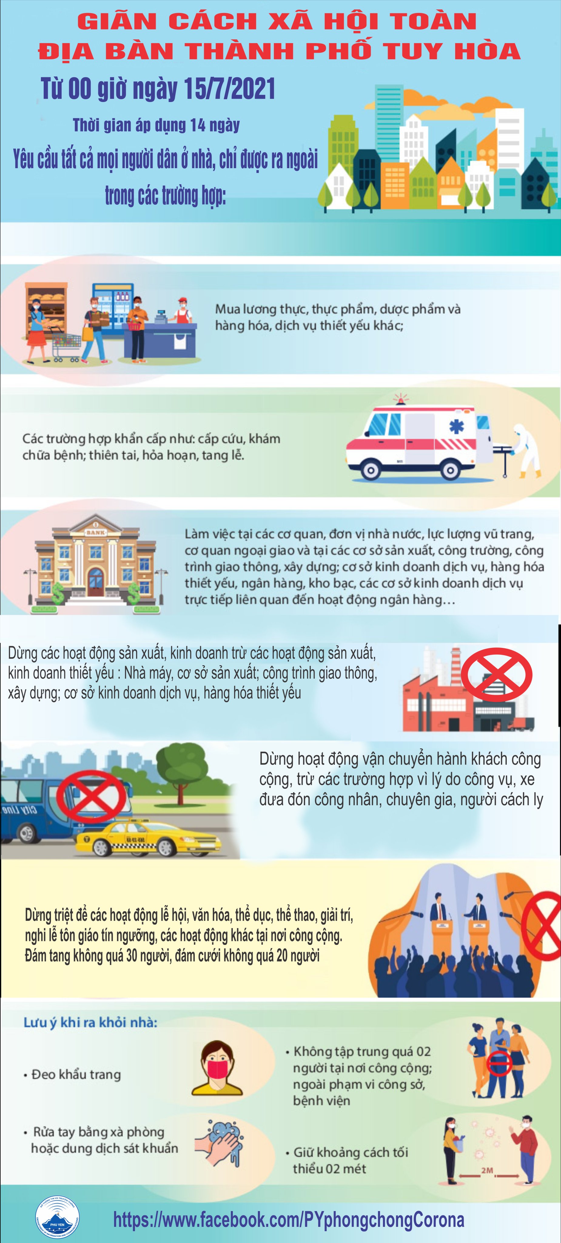 Số 2639/UBND v/v áp dụng các biện pháp phòng, chống dịch bệnh COVID-19 trên địa bàn thành phố Tuy Hoà