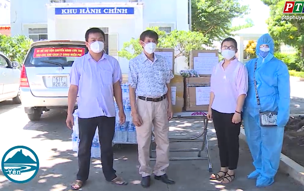 Lan tỏa yêu thương đến tuyến đầu chống dịch Phú Yên