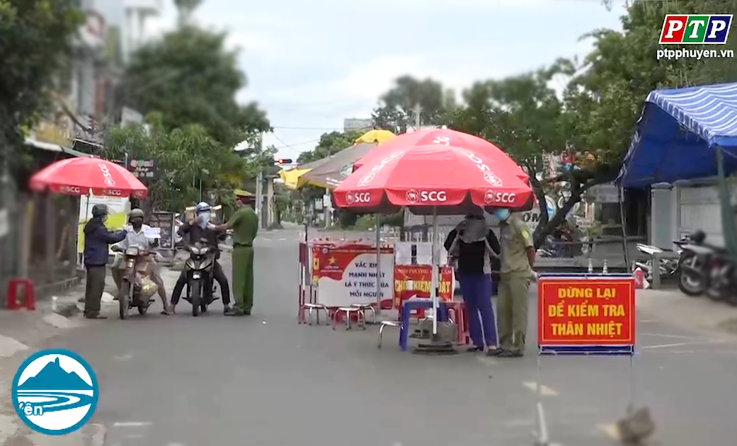 TX Đông Hòa: Thành lập 7 chốt kiểm soát phòng, chống dịch COVID-19 với các địa bàn giáp ranh