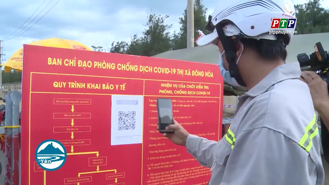 Kiểm soát người qua lại chốt kiểm dịch bằng mã QR