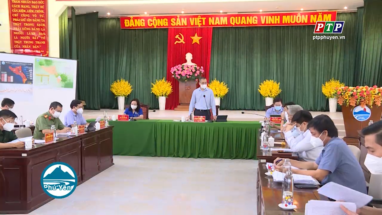 Thường trực Tỉnh ủy làm việc với lãnh đạo Tp. Tuy Hòa về công tác phòng, chống dịch bệnh Covid-19