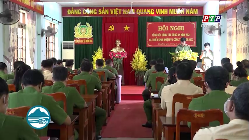 Công an TX Đông Hòa triển khai nhiệm vụ, công tác năm 2022