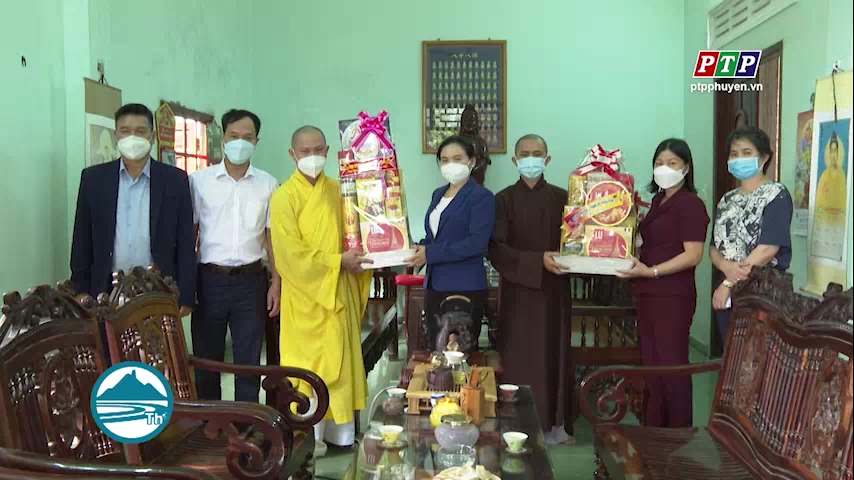 Trưởng Ban Dân vận Tỉnh ủy thăm, chúc mừng năm mới Nhâm dần 2022 các chức sắc, cơ sở tôn giáo