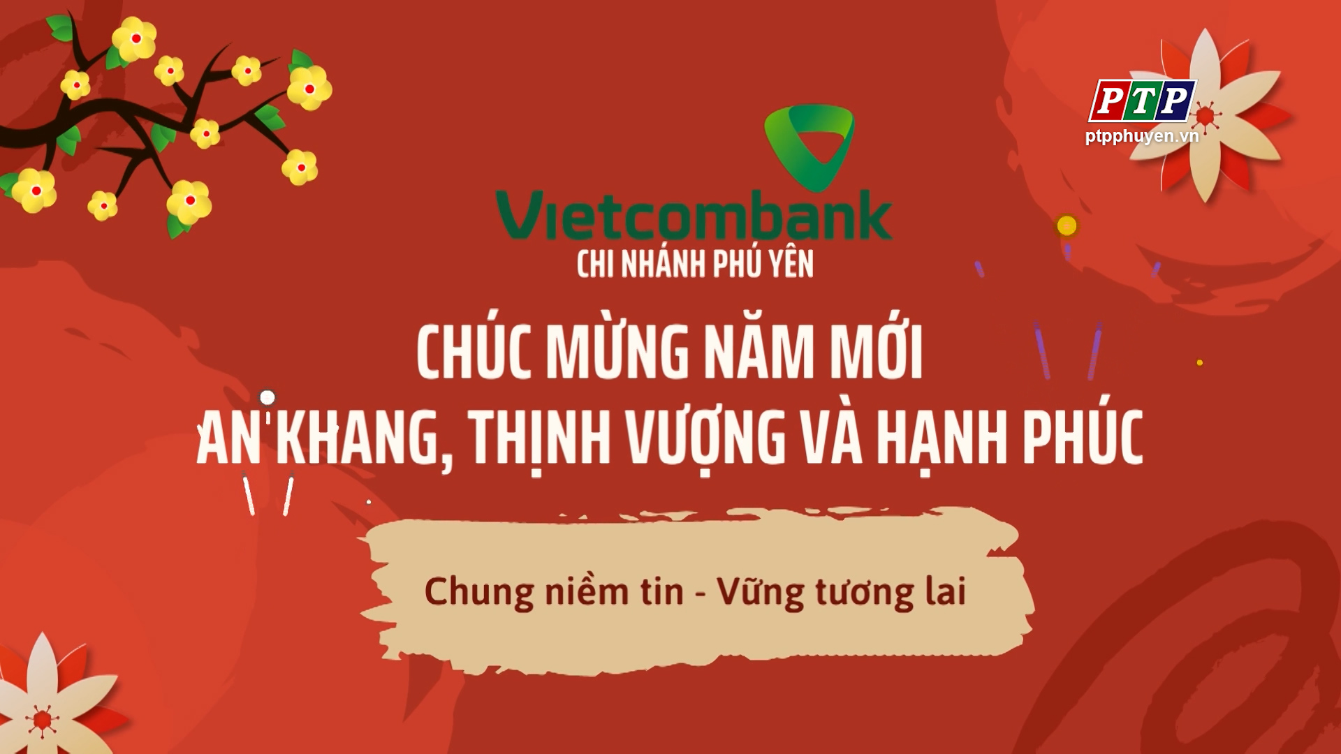Vietcombank Phú Yên Chúc Mừng Năm Mới