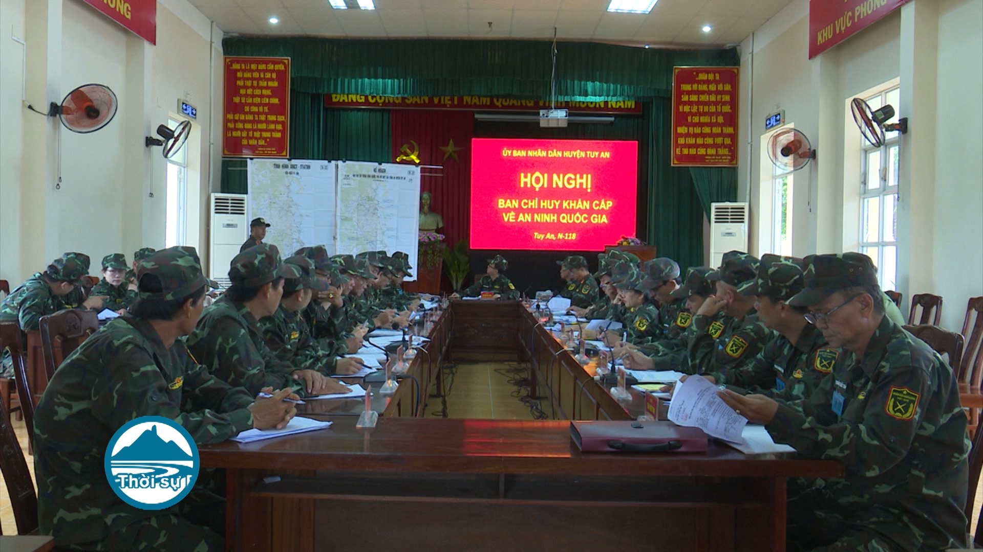 Ban Chỉ đạo diễn tập tỉnh: Khai mạc diễn tập khu vực phòng thủ huyện Tuy An, năm 2022