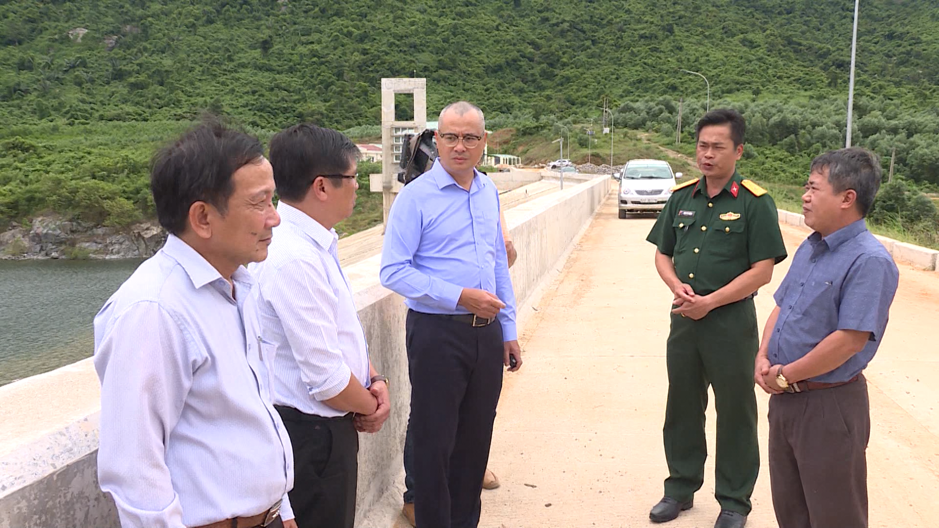 Bí thư Tỉnh ủy Phạm Đại Dương kiểm tra công tác ứng phó bão Noru tại huyện Tây Hoà
