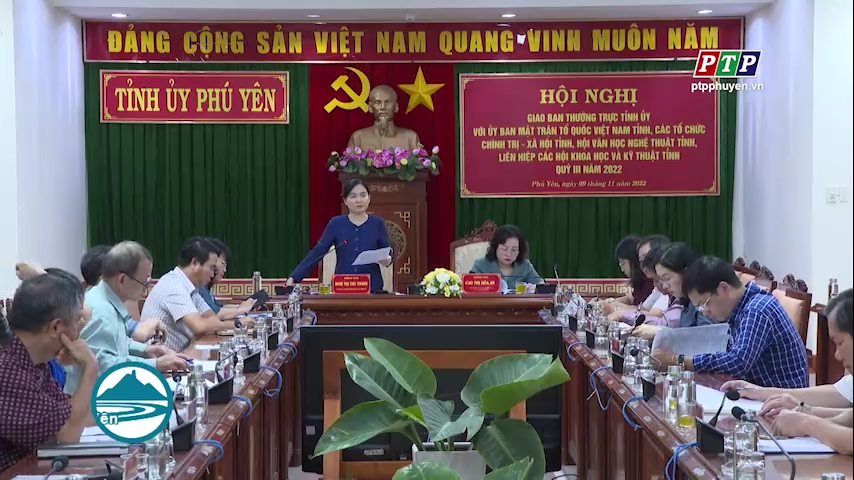 Hội nghị giao ban quý III/2022 với lãnh đạo Ủy ban MTTQ Việt Nam tỉnh, các đoàn thể chính trị - xã hội Ngày 9/11, Thường trực Tỉnh ủy tổ chức Hội nghị giao ban quý III/2022 với lãnh đạo Ủy