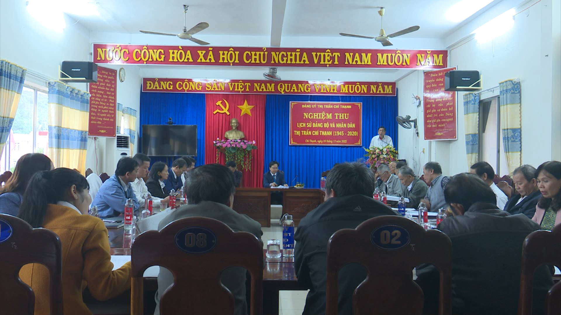 Tuy An: nghiệm thu công trình biên soạn Lịch sử Đảng bộ và Nhân dân thị trấn Chí Thạnh