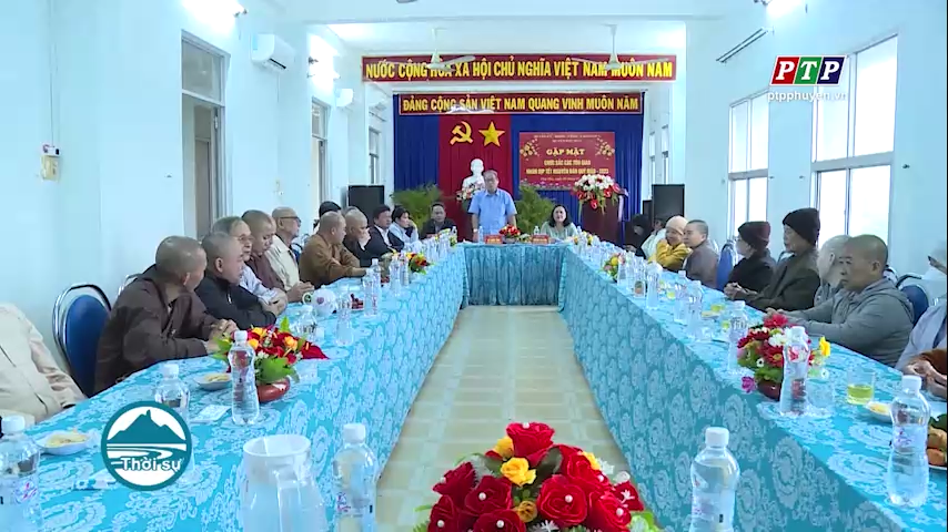 Phú Hòa: gặp mặt chức sắc các tôn giáo nhân dịp Tết Nguyên đán Quý Mão