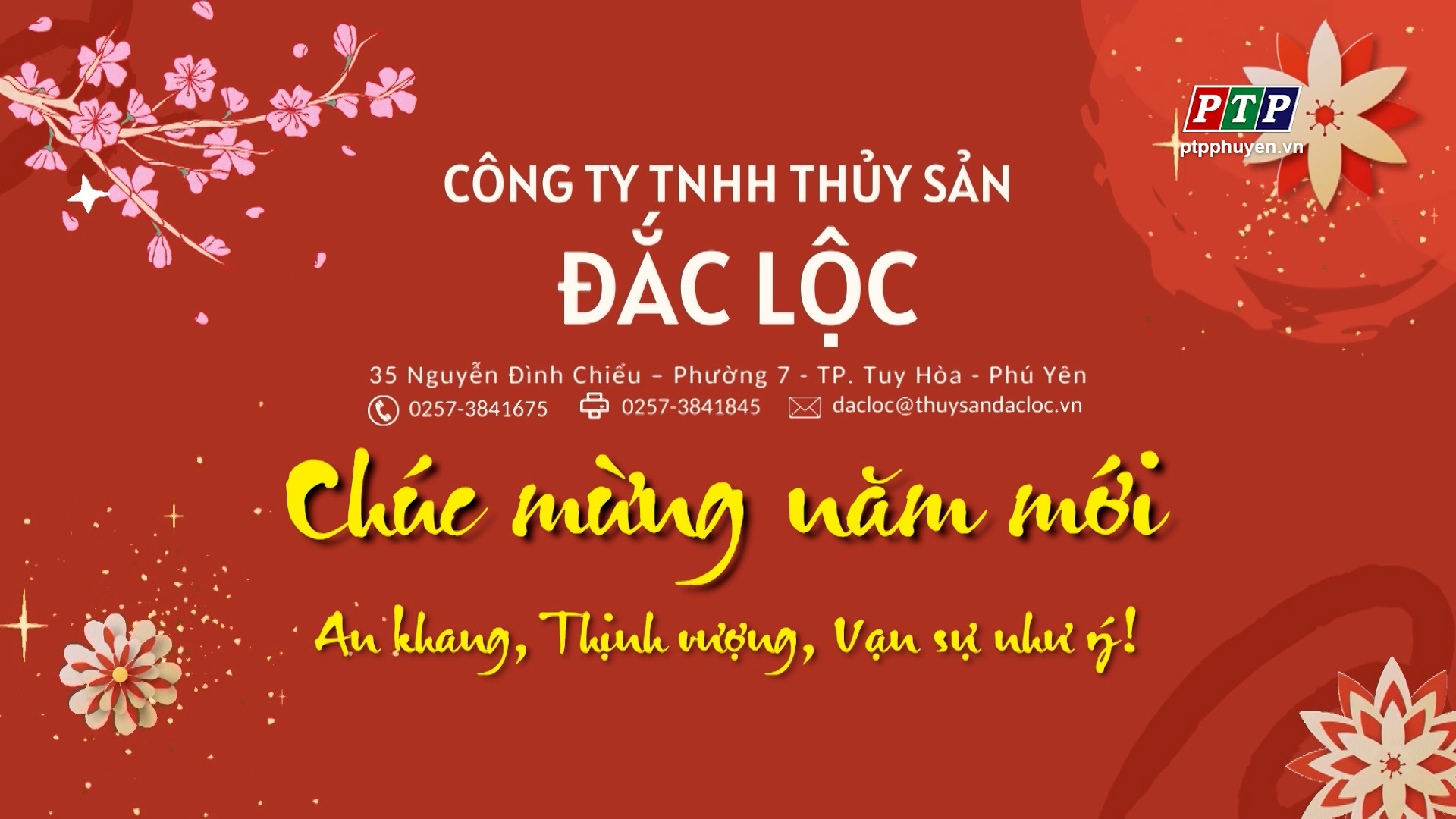 Cty TNHH Thuỷ Sản Đắc Lộc Chúc Mừng Năm Mới 2023