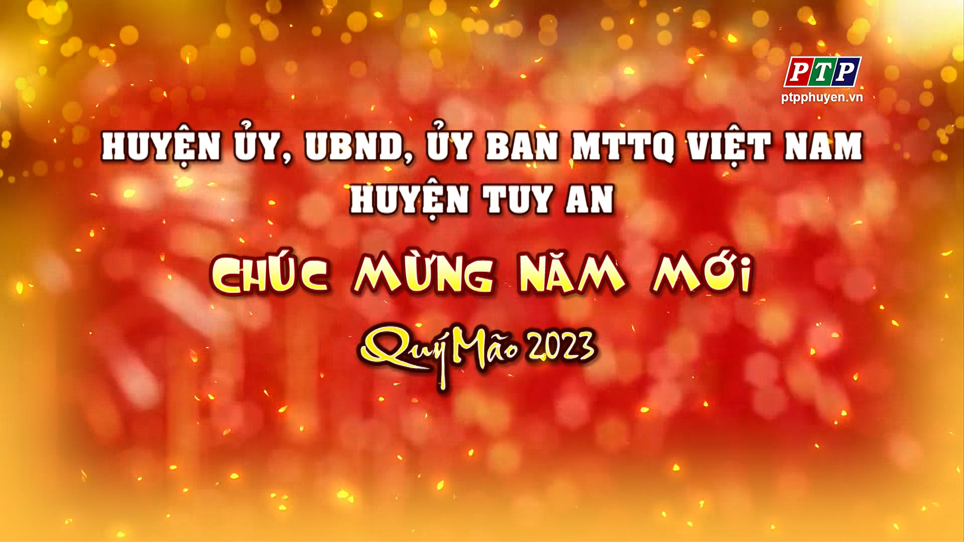 Huyện Tuy An Chúc Mừng Năm Mới 2023