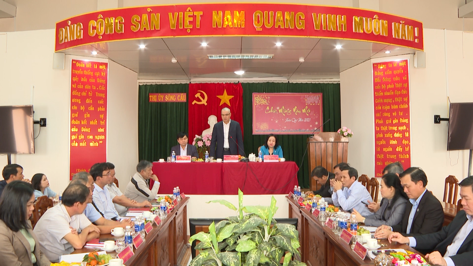 THƯỜNG TRỰC TỈNH ỦY THĂM, LÀM VIỆC VỚI CÁC ĐỊA PHƯƠNG ĐẦU NĂM MỚI 2023