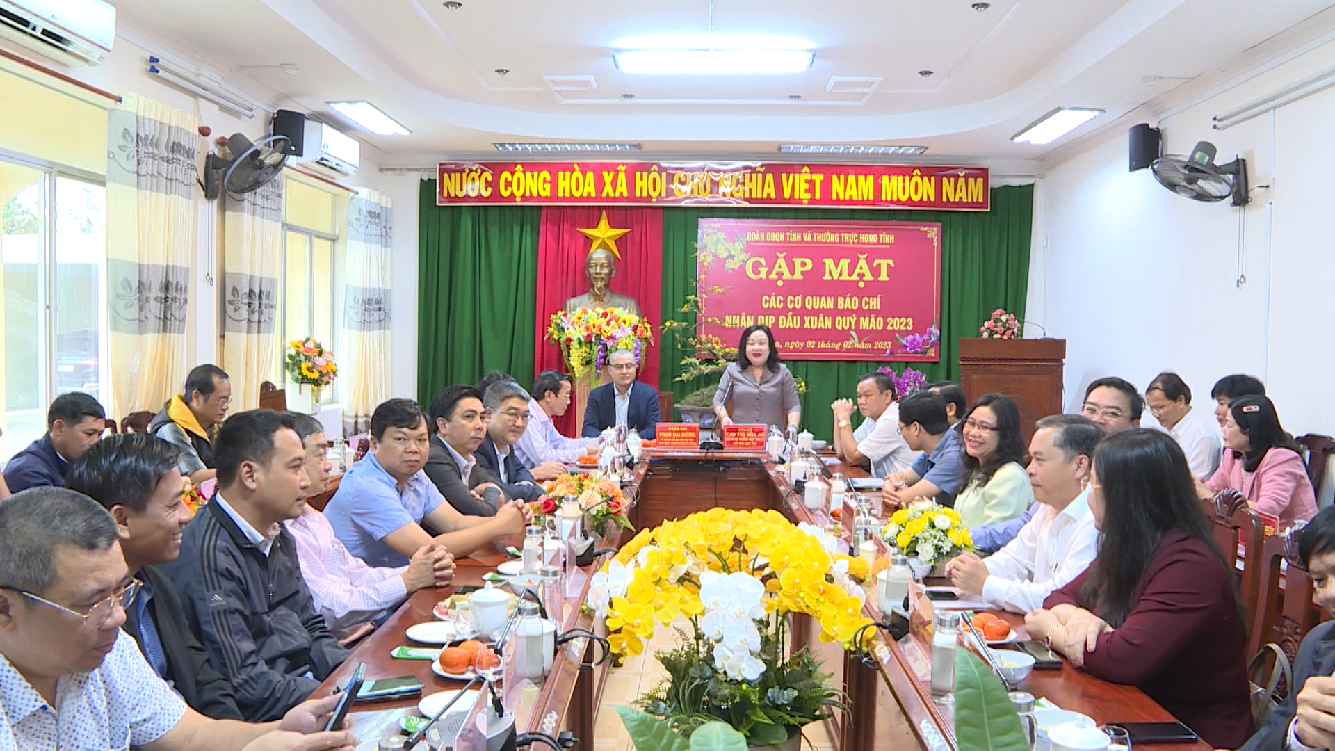 Gặp mặt các cơ quan báo chí, nhà báo nhân dịp đầu Xuân Quý Mão năm 2023
