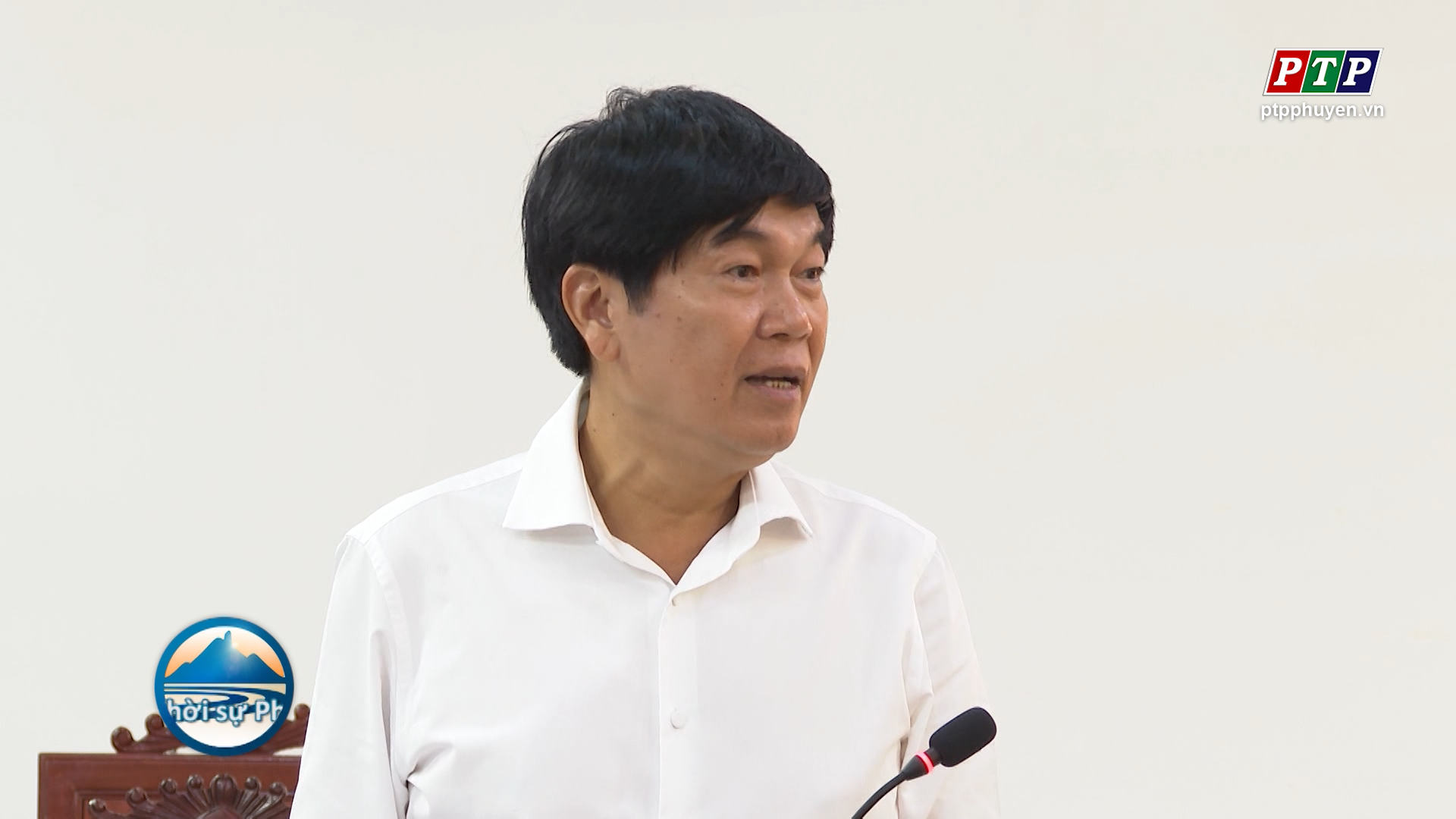 Ông Trần Đình Long, Chủ tịch Tập đoàn Hòa Phát phát biểu tại hội nghị