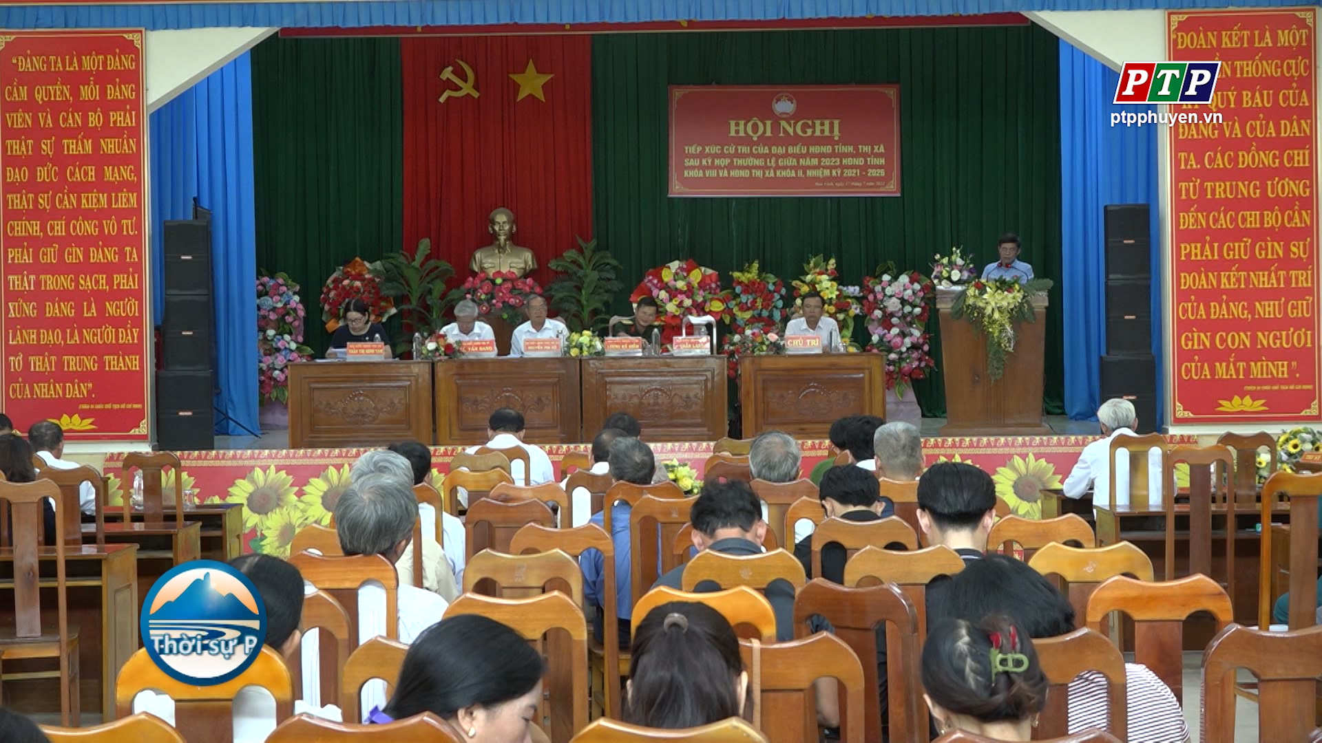 HĐND tỉnh và HĐND thị xã tiếp xúc cử tri xã Hòa Xuân Đông và phường Hòa Vinh sau kỳ họp thường lệ giữa năm 2023
