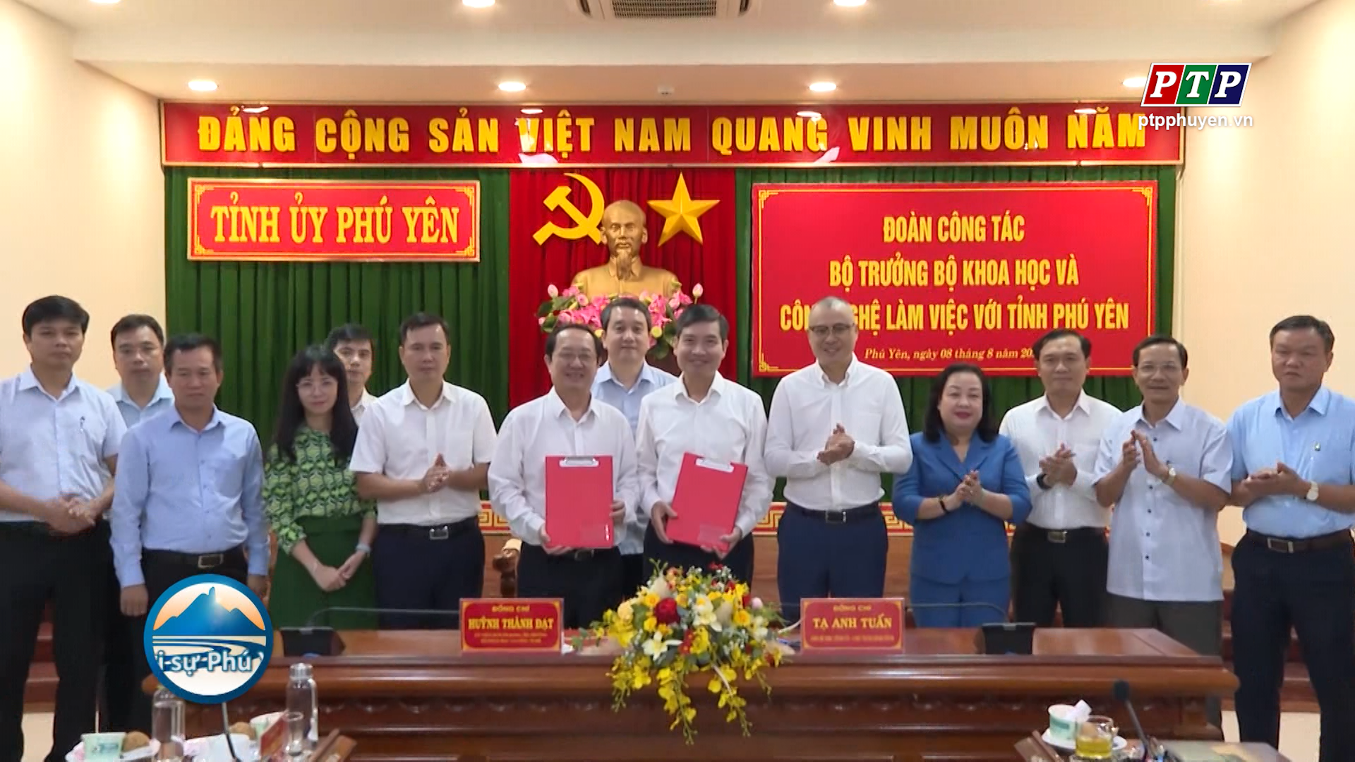 Đoàn công tác Bộ Khoa học- Công nghệ làm việc với Tỉnh ủy